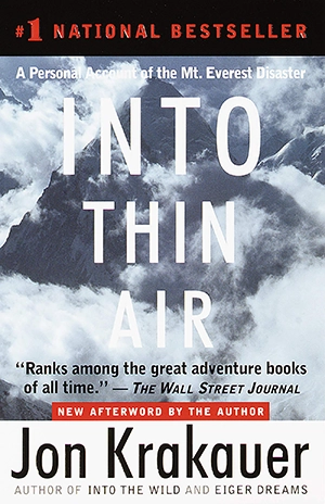 Into Thin Air by Jon Krakauer Into Thin Air by Jon Krakauer